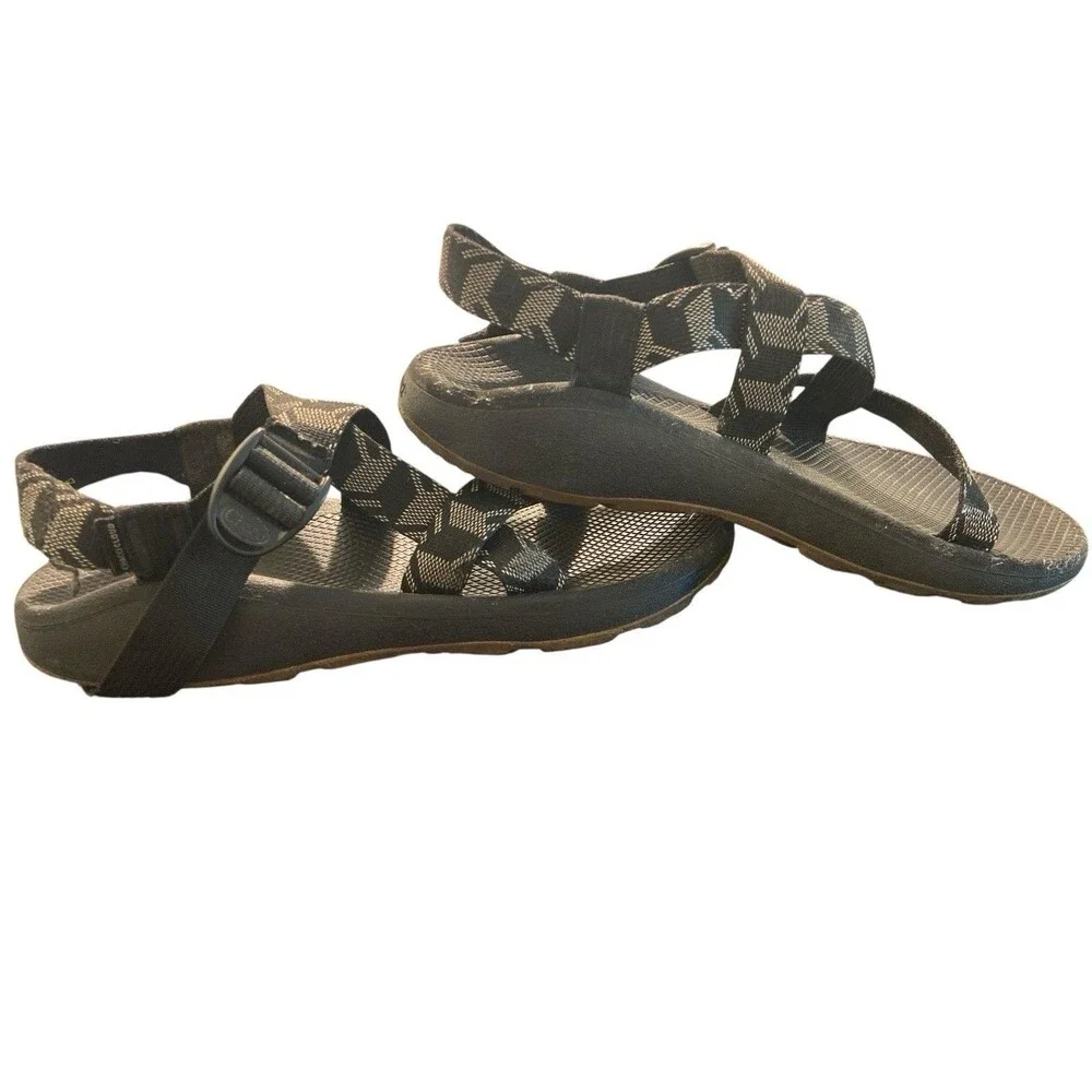 Chaco Z Cloud Adjustable Strap Sandal Gray/Black Men’s Size‎ 12 Hiking Walking